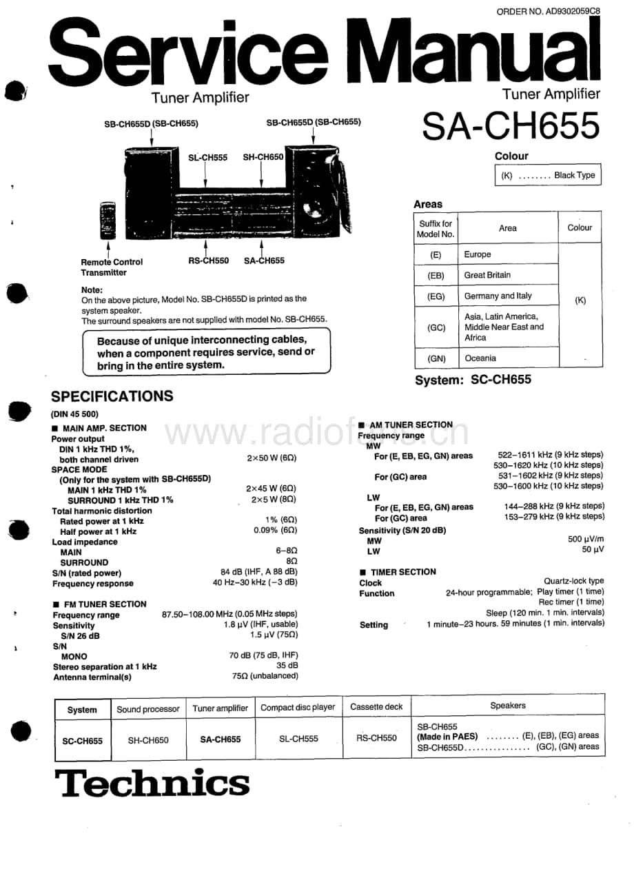 Technics-SACH-655-Service-Manual电路原理图.pdf_第1页