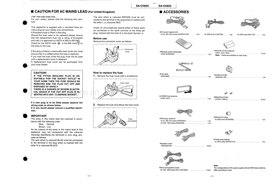 Technics-SACH-655-Service-Manual电路原理图.pdf_第3页