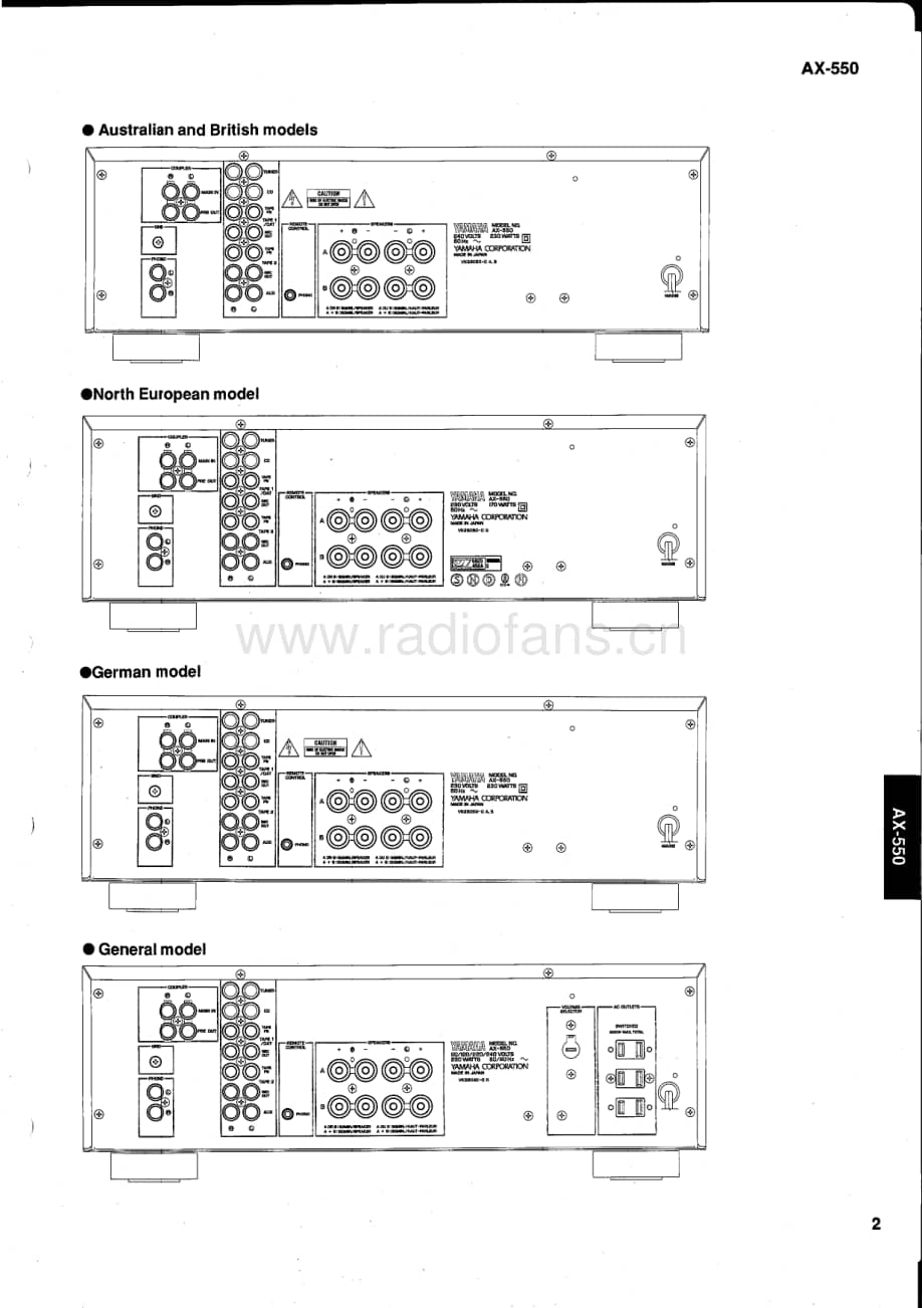 Yamaha-AX-550-Service-Manual电路原理图.pdf_第3页