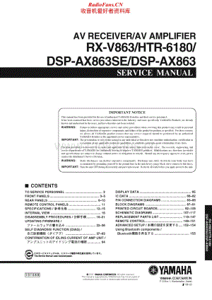 Yamaha-DSPAX-863-SE-Service-Manual电路原理图.pdf