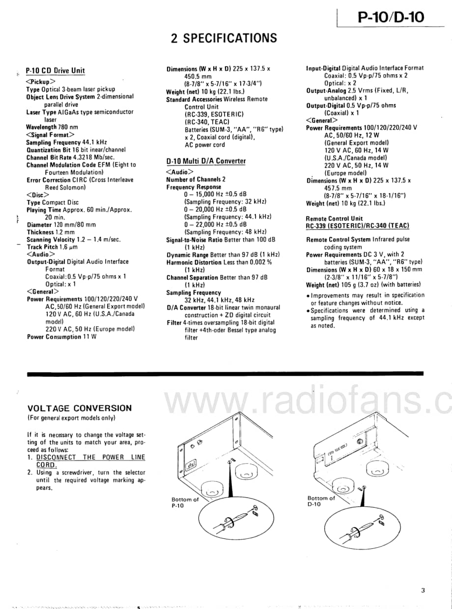Teac-D-10-Service-Manual电路原理图.pdf_第3页