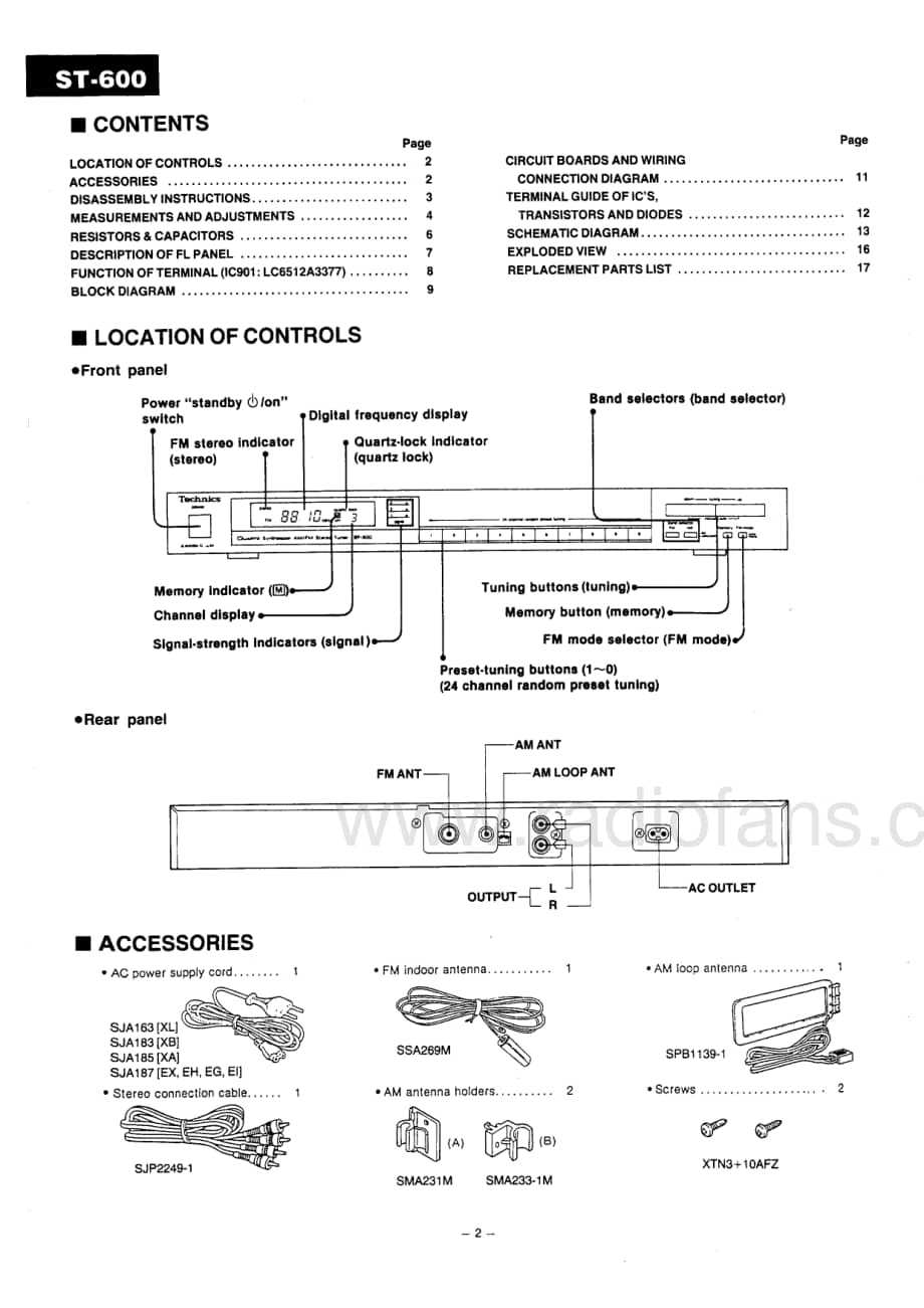 Technics-ST-600-Service-Manual电路原理图.pdf_第2页