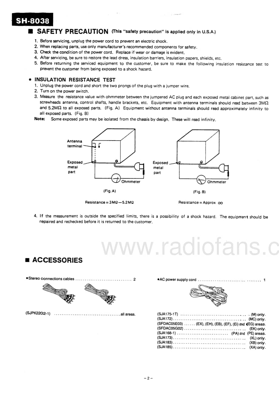 Technics-SH-8038-Service-Manual电路原理图.pdf_第2页