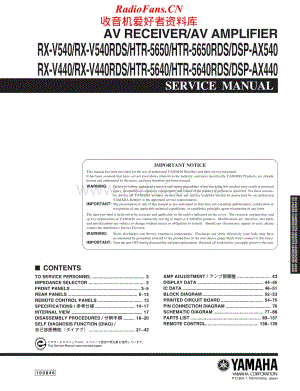 Yamaha-DSPAX-440-Service-Manual电路原理图.pdf