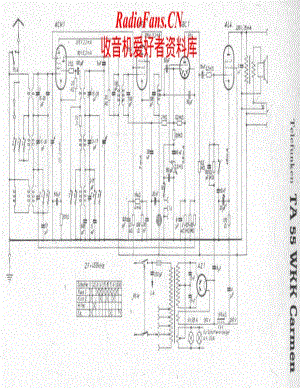 Telefunken-TA-55-WKK-Carmen-Schematic电路原理图.pdf