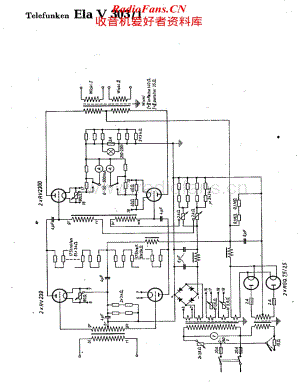 Telefunken-Ela-V303-1-Schematic电路原理图.pdf
