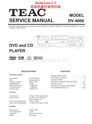 Teac-DV-4000-Service-Manual电路原理图.pdf