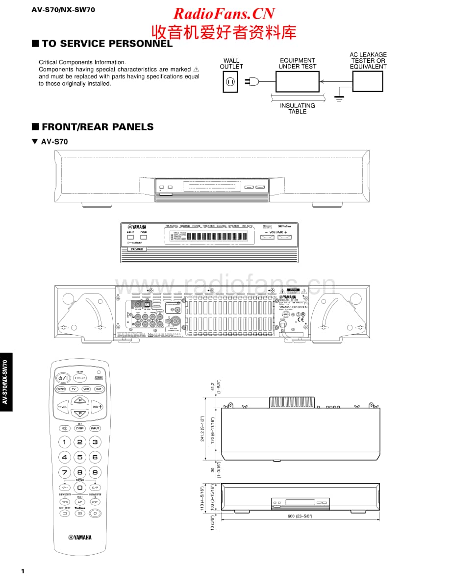 Yamaha-AVS-70-Service-Manual电路原理图.pdf_第2页