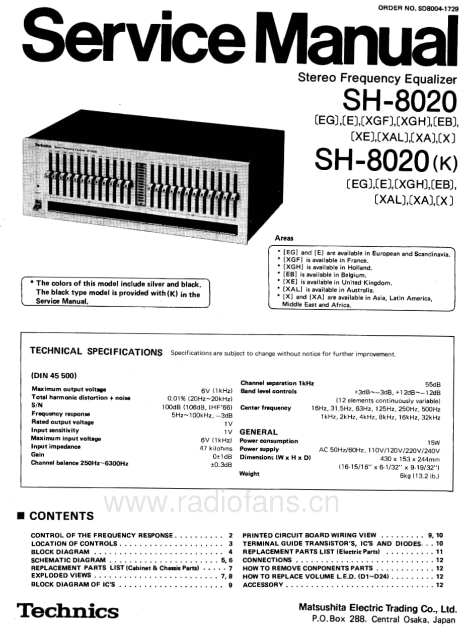 Technics-SH-8020-Service-Manual电路原理图.pdf_第1页