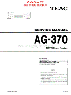 Teac-AG-370-Service-Manual电路原理图.pdf