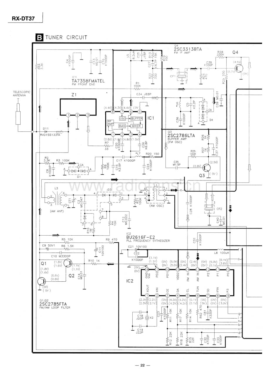 Technics-RXDT-37-Schematics电路原理图.pdf_第3页
