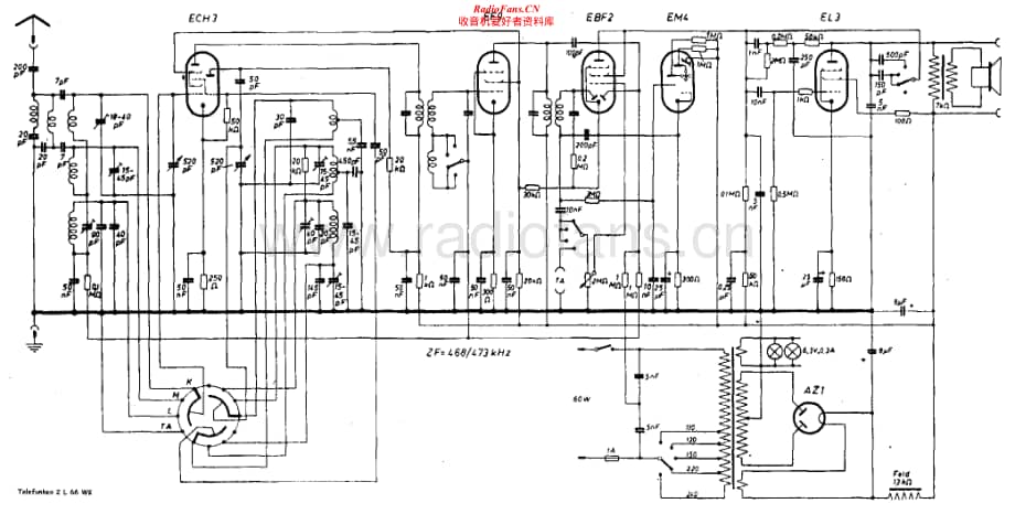 Telefunken-2L-66-WK-Schematic电路原理图.pdf_第1页