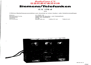 Telefunken-EV-176D-Schematic电路原理图.pdf