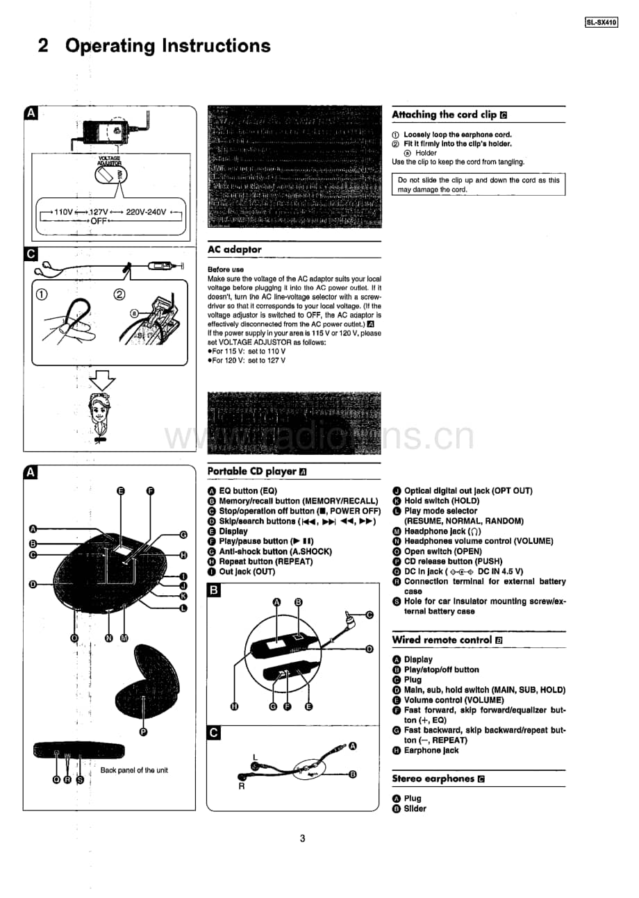 Technics-SLSX-410-Service-Manual电路原理图.pdf_第3页