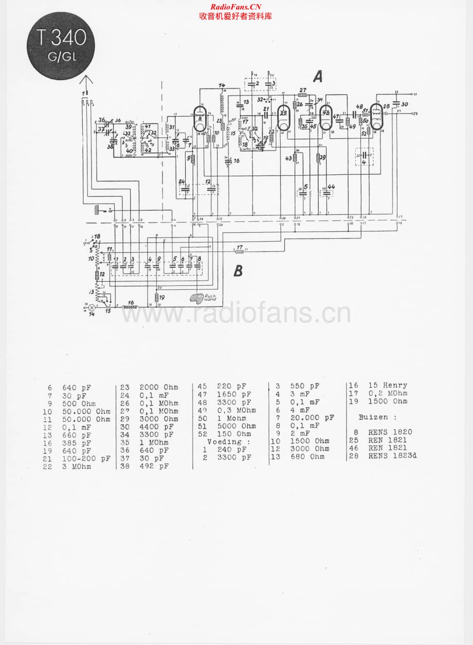 Telefunken-340-GL-Schematic电路原理图.pdf_第1页
