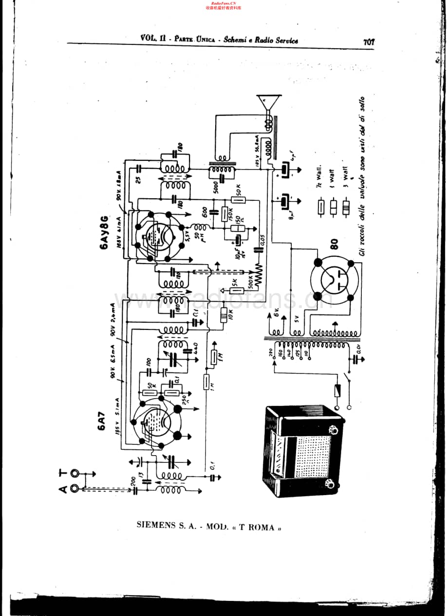 Telefunken-Roma-Schematic电路原理图.pdf_第1页