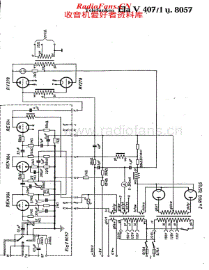Telefunken-Ela-V407-Schematic电路原理图.pdf