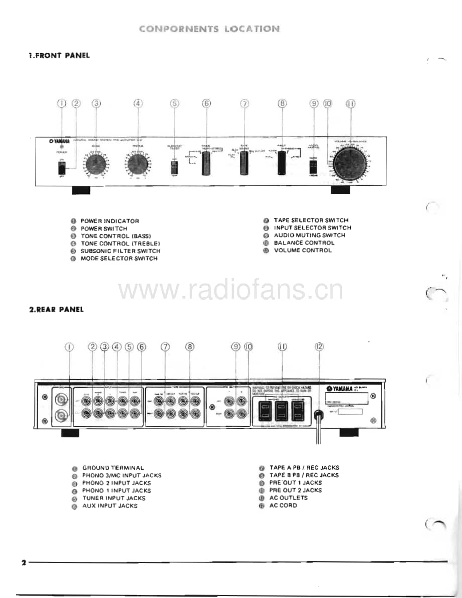 Yamaha-C-2-Service-Manual电路原理图.pdf_第3页