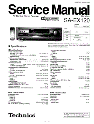 Technics-SAEX-120-Service-Manual电路原理图.pdf