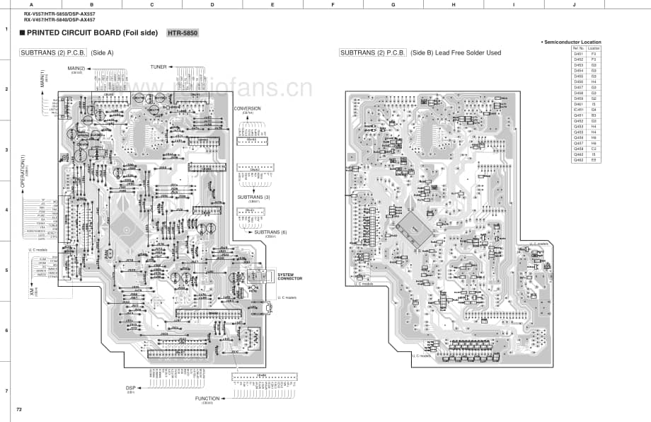Yamaha-RXV-557-Service-Manual-Part-2电路原理图.pdf_第2页