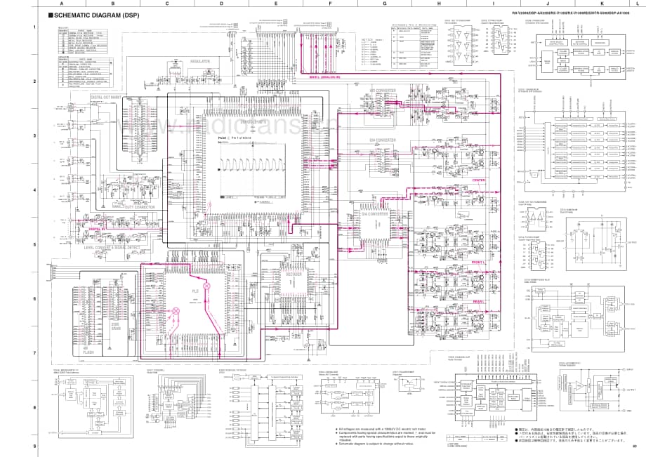 Yamaha-DSPAX-1300-Schematic电路原理图.pdf_第3页