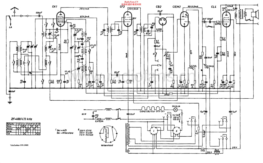 Telefunken-976-Schematic电路原理图.pdf_第1页