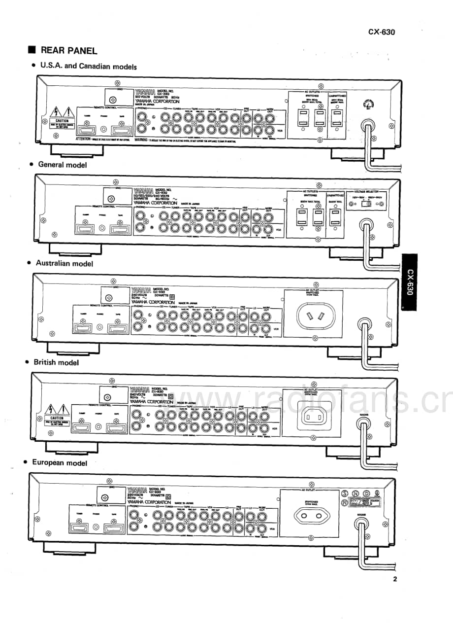 Yamaha-CX-630-Service-Manual电路原理图.pdf_第3页
