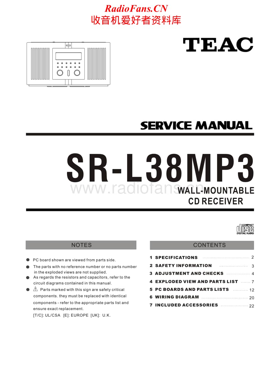 Teac-SR-L38MP3-Service-Manual电路原理图.pdf_第1页