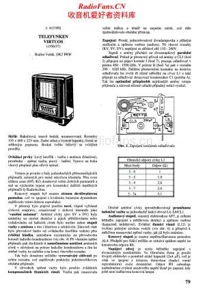 Telefunken-Virtuos-Service-Manual电路原理图.pdf