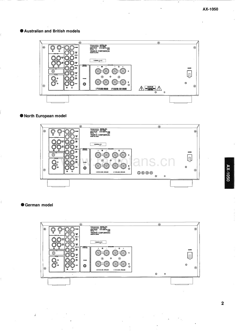 Yamaha-AX-1050-Service-Manual电路原理图.pdf_第3页