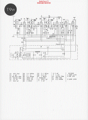 Telefunken-T9-W-Schematic电路原理图.pdf