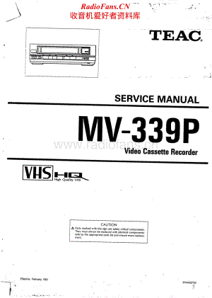 Teac-MV-339P-Service-Manual电路原理图.pdf