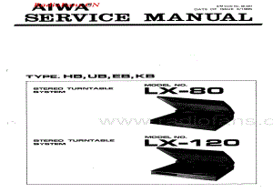 Aiwa-LX120-tt-sm维修电路图 手册.pdf