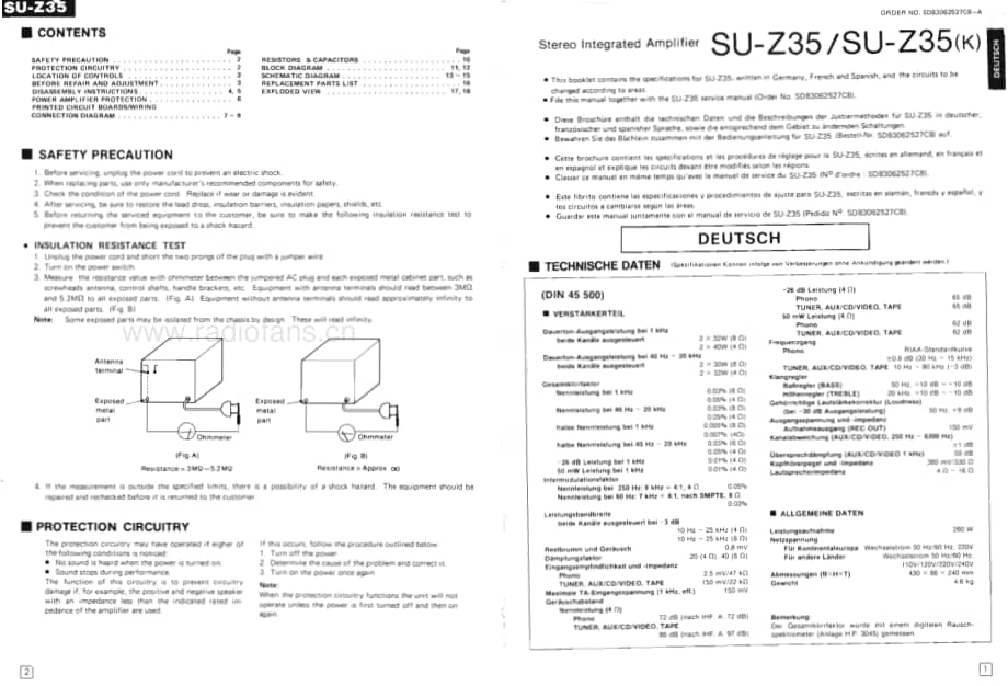 Technics-SUZ-35-Service-Manual电路原理图.pdf_第2页