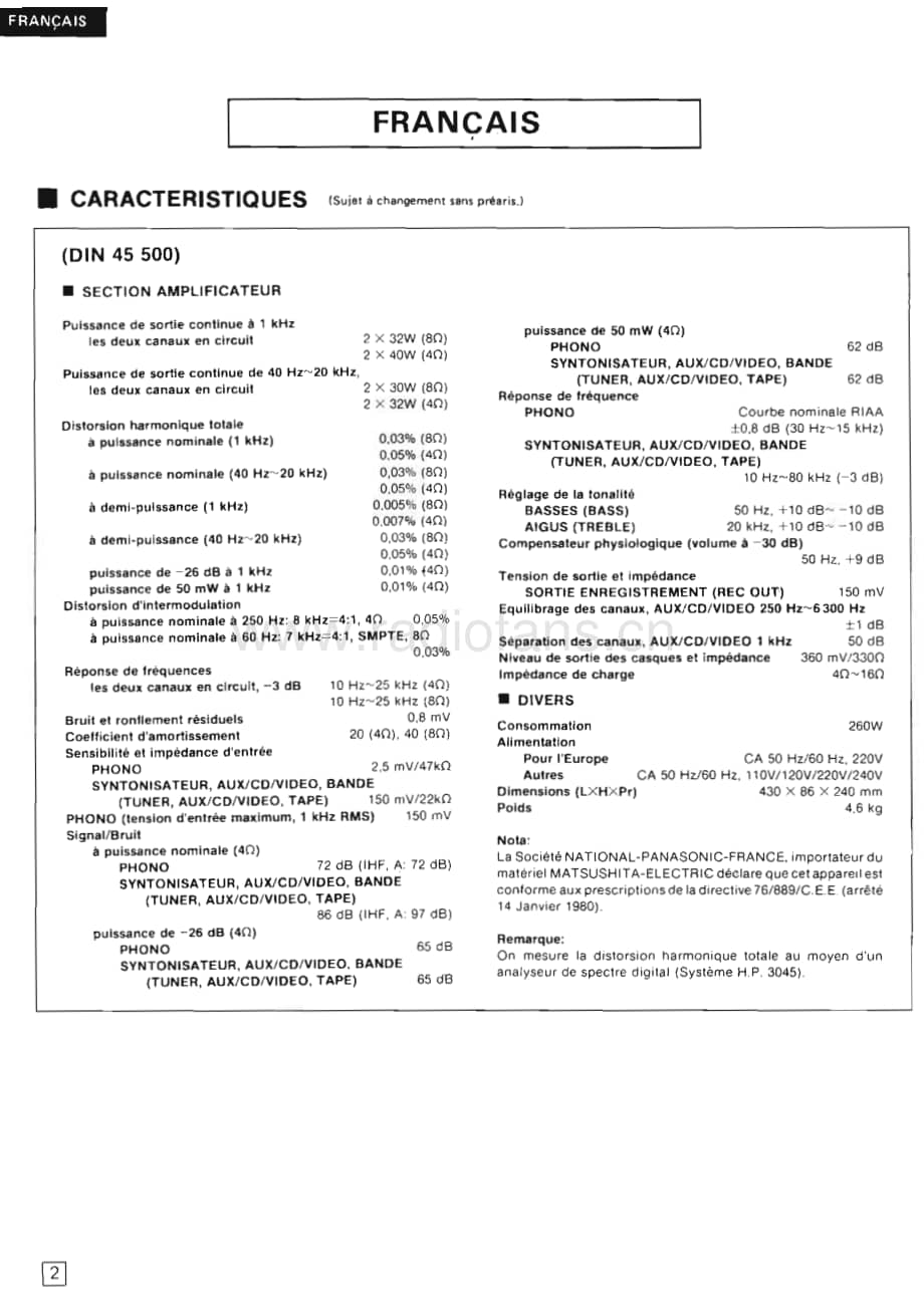 Technics-SUZ-35-Service-Manual电路原理图.pdf_第3页
