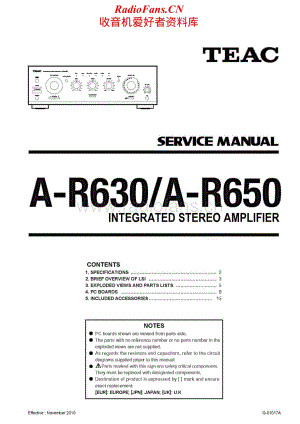 Teac-A-R650-Service-Manual电路原理图.pdf
