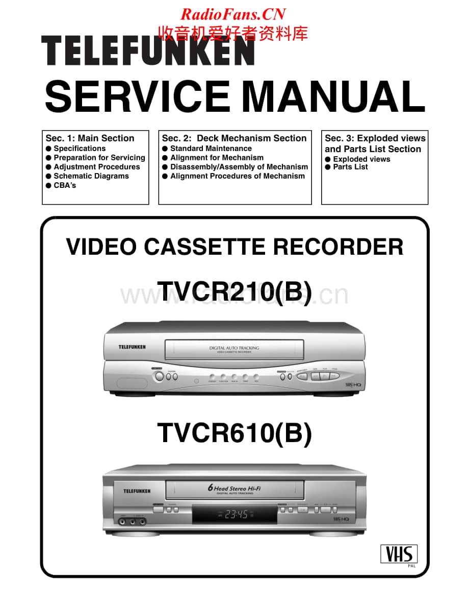 Telefunken-TV-CR210-A-TV-CR610-A-Service-Manual电路原理图.pdf_第1页