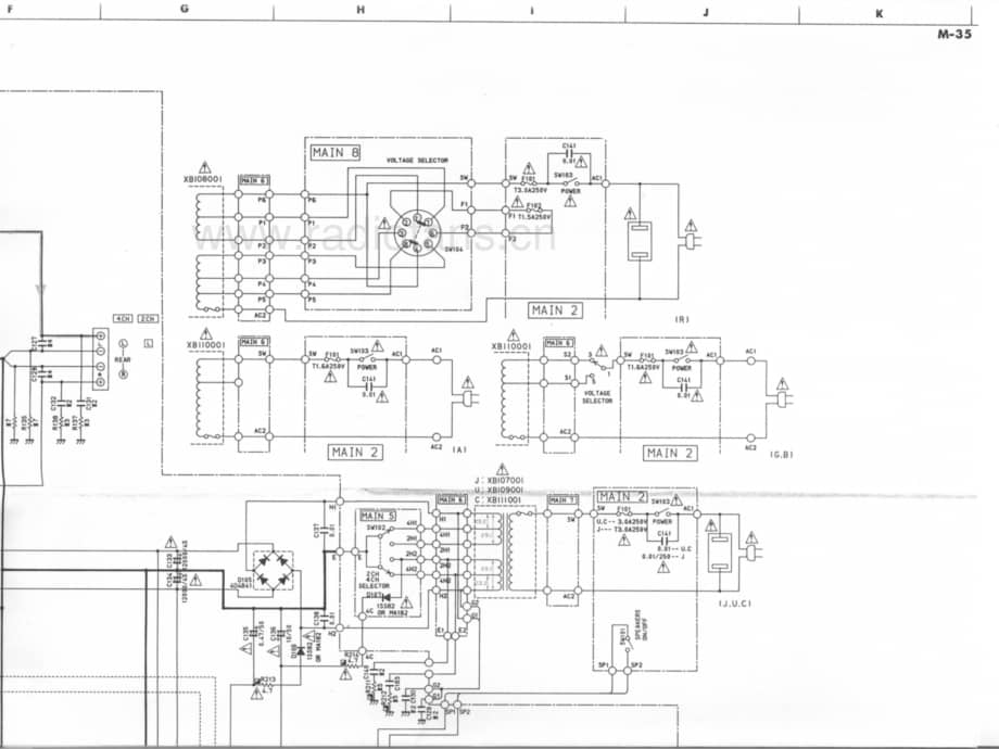 Yamaha-M-35-Schematic电路原理图.pdf_第3页