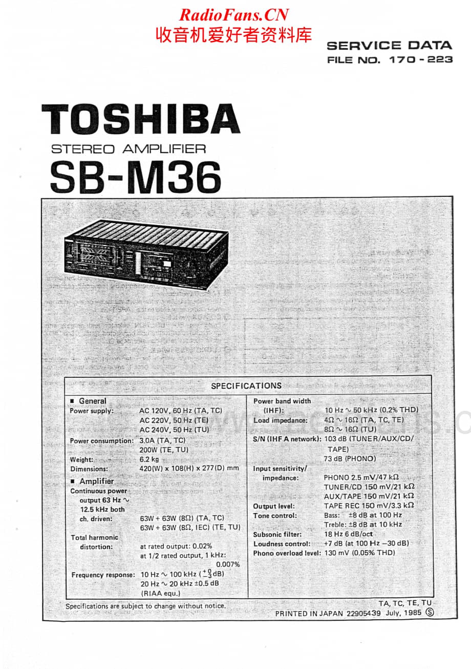 Toshiba-SB-M36-Service-Manual电路原理图.pdf_第1页