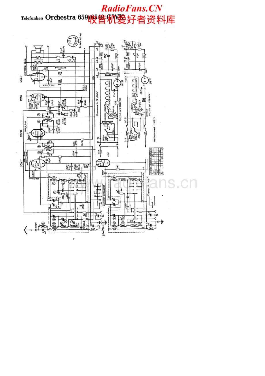 Telefunken-659-GWK-Schematic电路原理图.pdf_第1页
