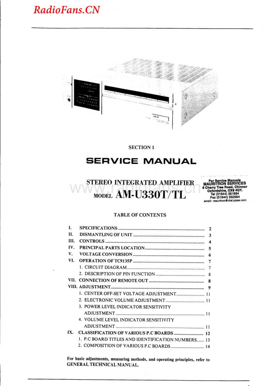 Akai-AMU330T-int-sm维修电路图 手册.pdf_第3页