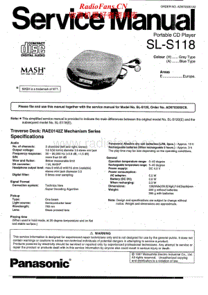 Technics-SLS-118-Service-Manual电路原理图.pdf