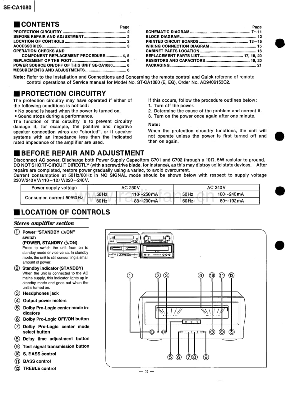 Technics-SECA-1080-Service-Manual电路原理图.pdf_第2页