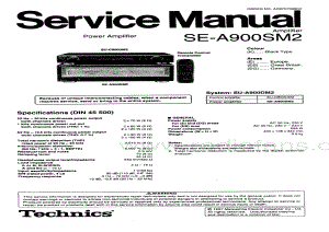 Technics-SEA-900-SM-Mk2-Service-Manual电路原理图.pdf