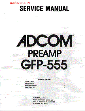 Adcom-GFP555-pre-sm维修电路图 手册.pdf