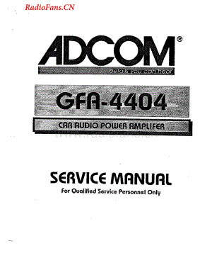 Adcom-GFA4404-cpwr-sm维修电路图 手册.pdf