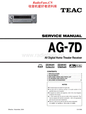 Teac-AG-7-D-Service-Manual电路原理图.pdf