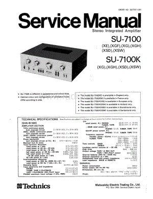 Technics-SU-7100-K-Service-Manual电路原理图.pdf