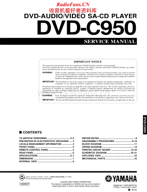 Yamaha-DVDC-950-Service-Manual电路原理图.pdf