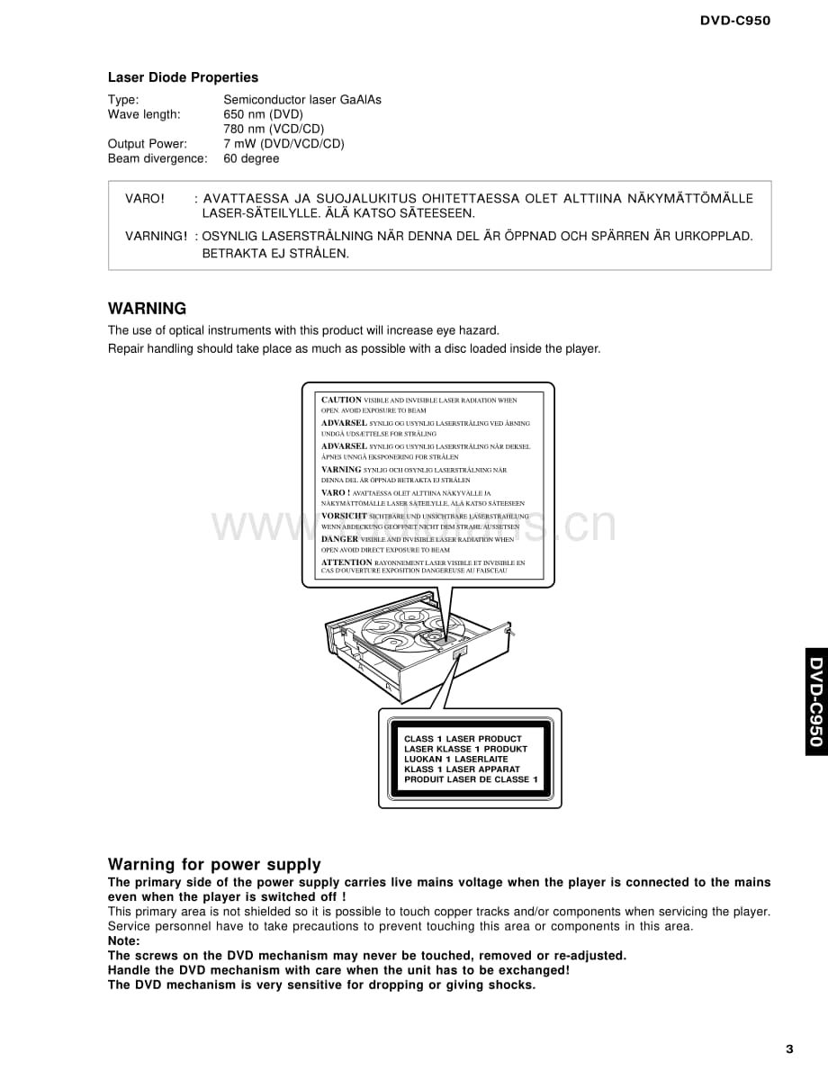 Yamaha-DVDC-950-Service-Manual电路原理图.pdf_第3页